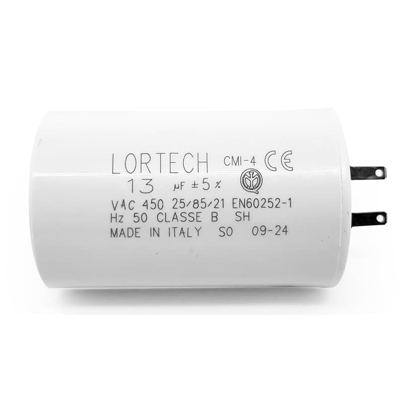 Condensateur 13 µF pour Volet Roulant 75Nm et 100Nm, Ø35x56 mm, Fabriqué en Italie