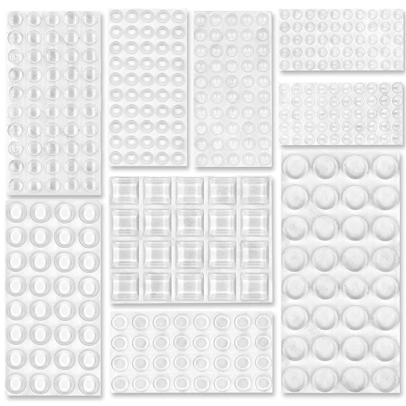 ✮Garantie A Vie✮-CZ Store®-Pieds adhesifs|Lot de 348 PCS/9 Tailles|✮Marque Française✮-butee pour Protection Meuble/Mur/Porte-but