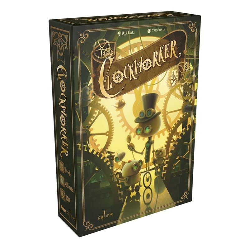 Asmodee - Clockworker - Jeu de Société - 2-4 Joueurs - À partir de 12 ans - 45 Minutes - Édition Sylex - Robot, Monde des Robots