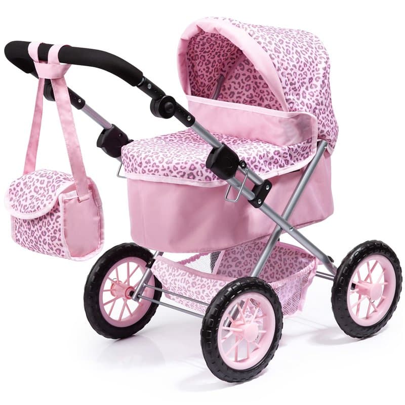 Bayer Design 13002AA Poussette Landau pour Poupée Trendy, réglable, Pliable, Sac à bandoulière