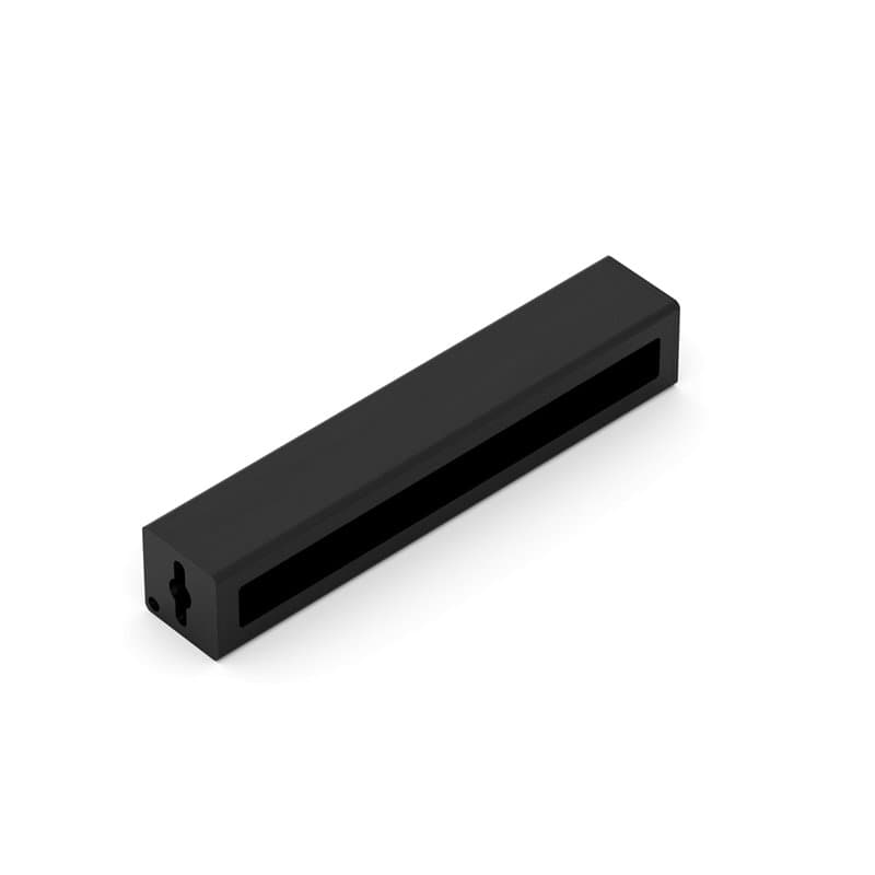 Alberts 805975 Console Jona | Support d'étagères murales en paire ou à l'unité | noir | Dimensions 40 x 220 x 40 mm