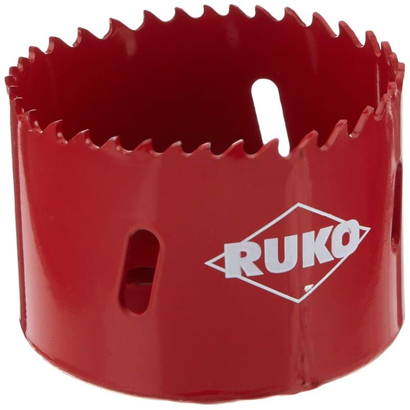 Ruko 106063 - Corona perforadora HSS bimetal, dentado variable (63 mm)