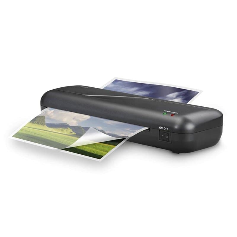 Hama Plastifieuse A4 A5 A6 Cartes de Visite (Kit de Plastification 4en1 avec Feuille Film Laminage Thermique ep. Max 80-125 Micr