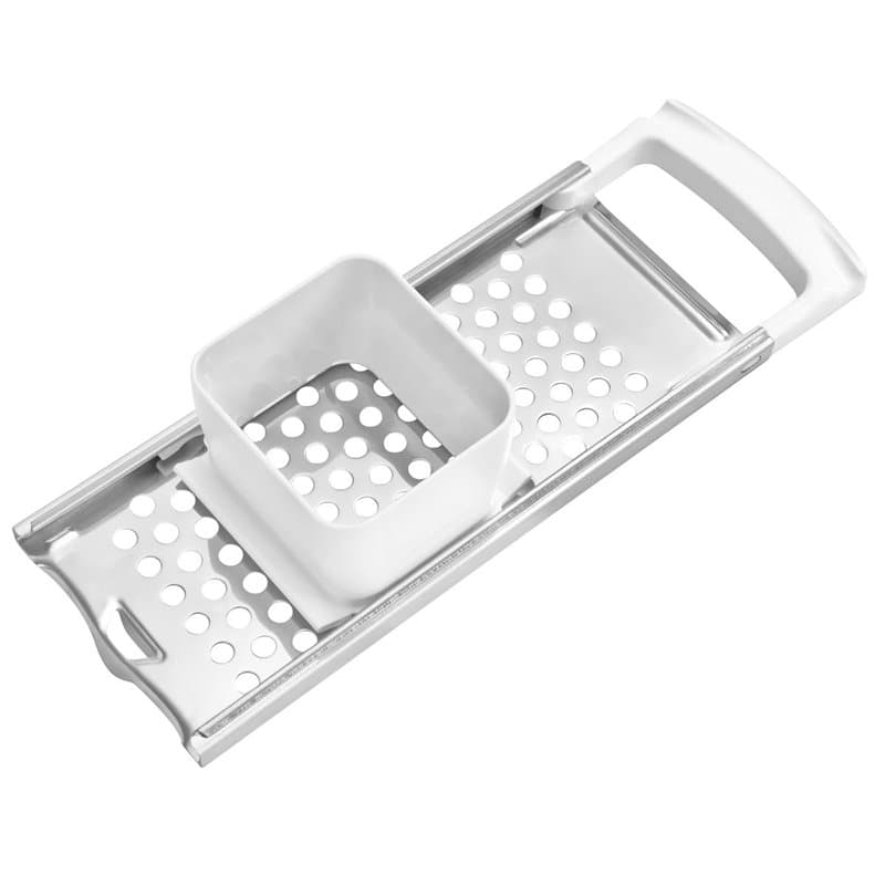 Fackelmann 49254 Plaque à spätzle, râpe à spaetzle, râpe pour spätzle, Acier inoxydable, Plastique, 33 x 11 x 6,7 cm