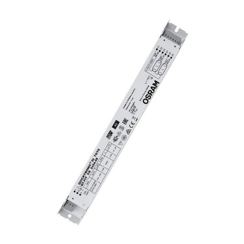Osram qT – équipement quicktronic QT-FIT5 5/8 2x54-58, Argent