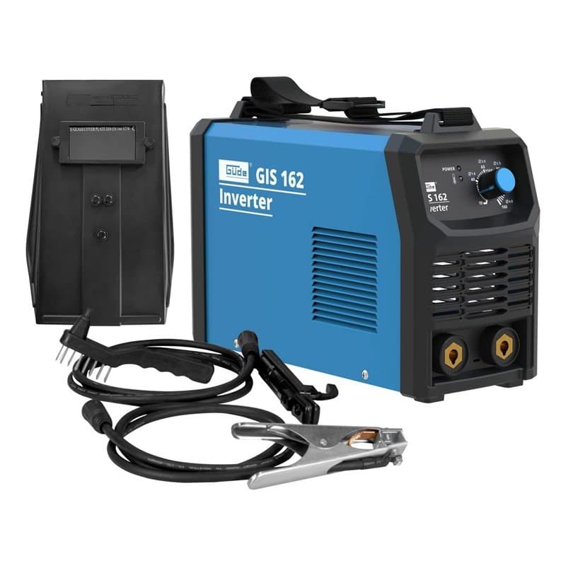 Güde Poste à souder onduleur GIS 162 (230 V, 15,5 W de puissance à vide, puissance d'alimentation max. 5,0 kVA, plage de régulat
