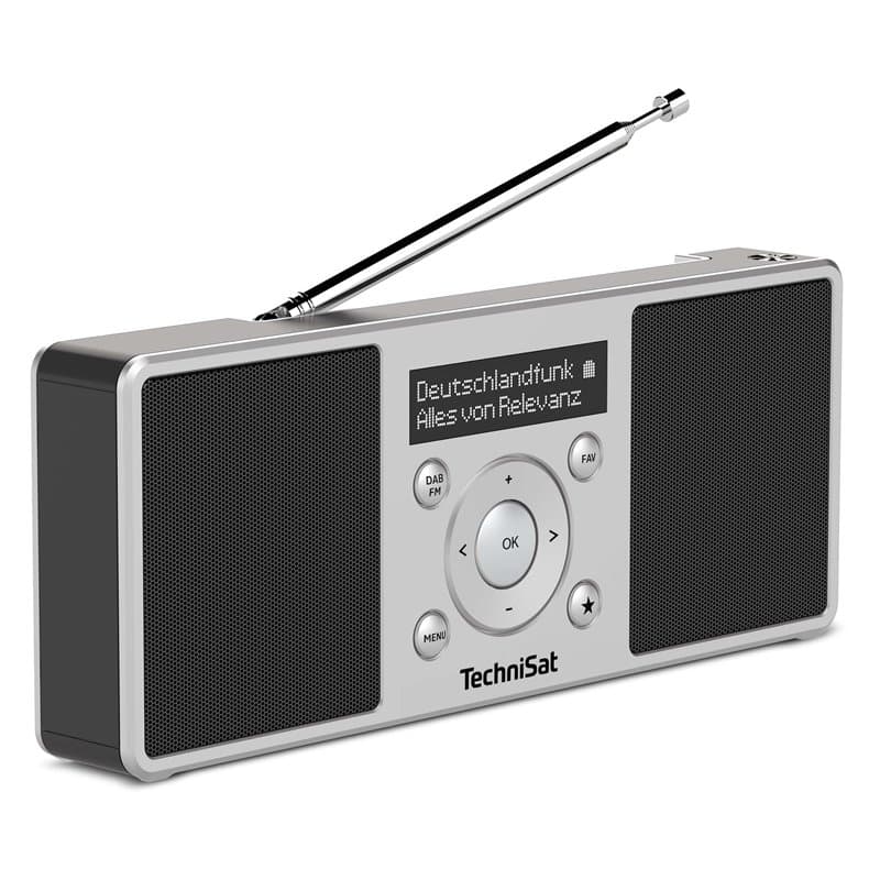 TechniSat DIGITRADIO 1 S - Radio Dab stéréo Portable avec Batterie Rechargeable (Dab+, FM, FM, Haut-Parleur, Prise Casque, mémoi