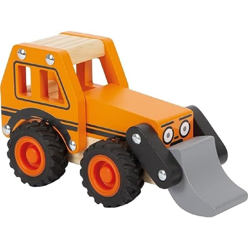 small foot Pelleteuse en Bois FSC® 100%, véhicule de Jeu pour Enfants dès 18 Mois, 12447