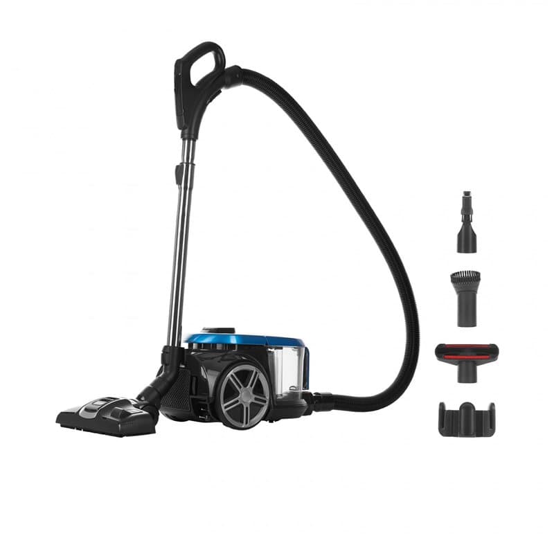 Genius Invictus C7 Aspirateur sans sac 15 pièces Aspirateur traîneau sans sac 900 W Filtre HEPA compact 4 modes Réservoir à pous