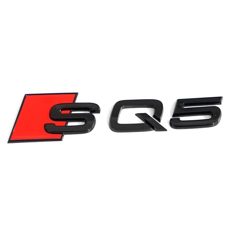 Audi 80A071804 Autocollant avec Inscription SQ5 Black Edition Emblème Noir/Rouge