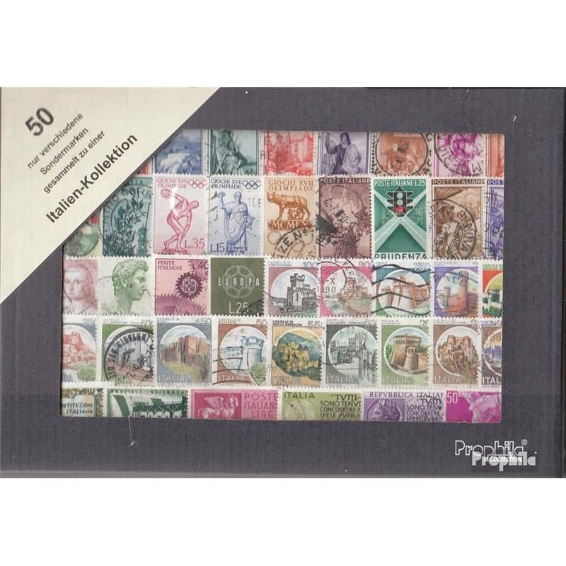 Italie 50 Divers Timbres spéciaux et Grand (Timbres pour Les collectionneurs)