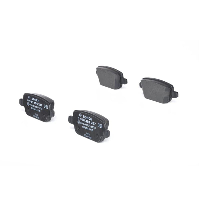 Bosch BP1119 - Plaquettes de Frein Arrière pour Voiture - Qualité Bosch - Réduction du Bruit et de la Poussière - Certifié ECE-R
