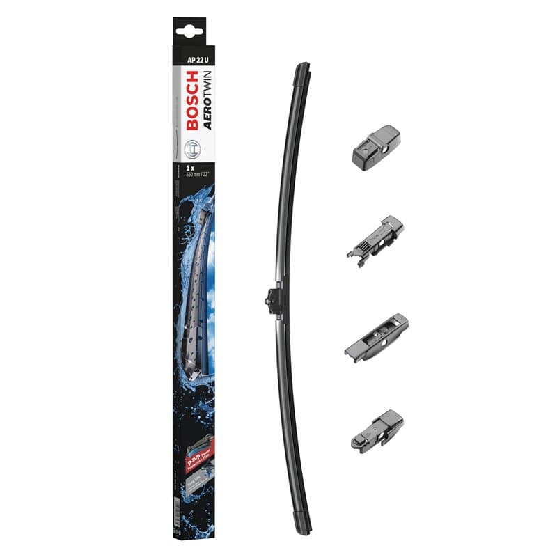 Bosch Balai d'Essuie–Glace Aerotwin AP22U, Longueur: 550mm – 1 Balai avant