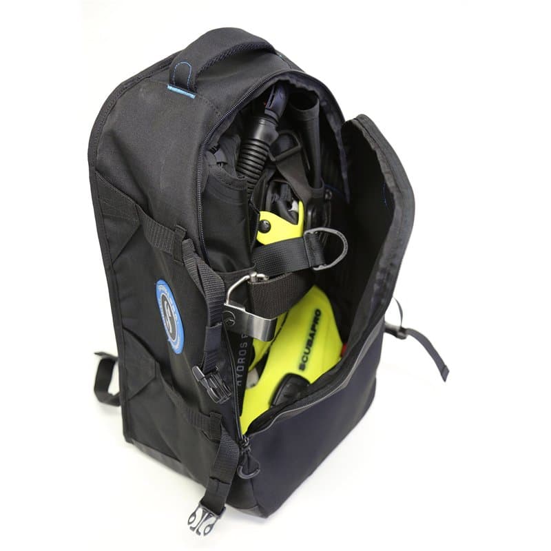 Scubapro Sac A Dos DE Transport HYDROS Kit de détendeur pour plongée en Eau Froide Unisex-Adult, Black, One Size