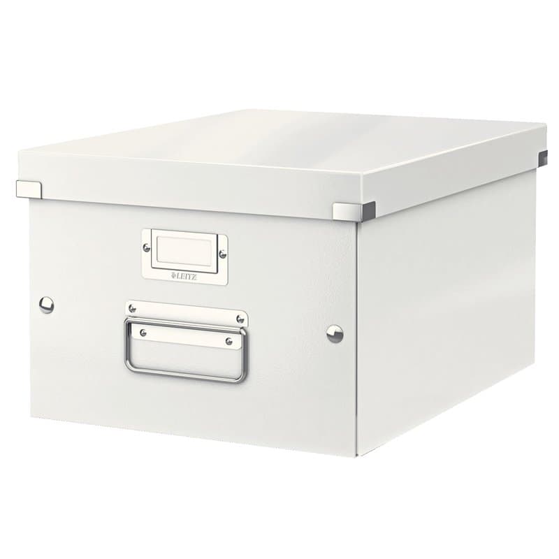 Leitz Boîte de rangement Click & Store, Format moyen A4 (28,1 x 20 x 37cm), pour l'organisation des objets de la maison et du bu