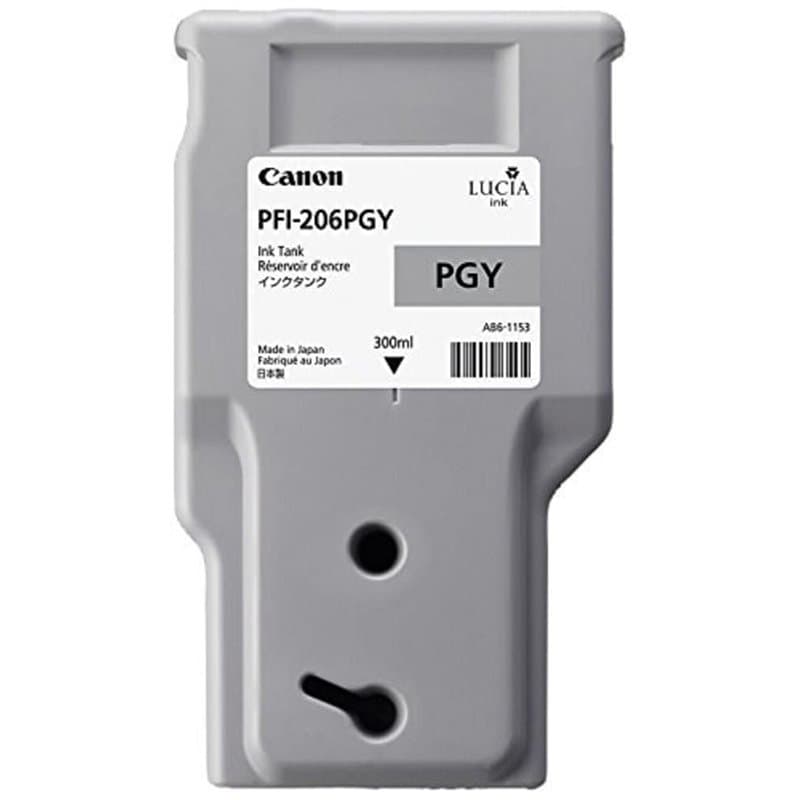Canon PFI-206 PGY Réservoir d'encre pour Image Prograf IPF6400/IPF6450 Gris photo chiné