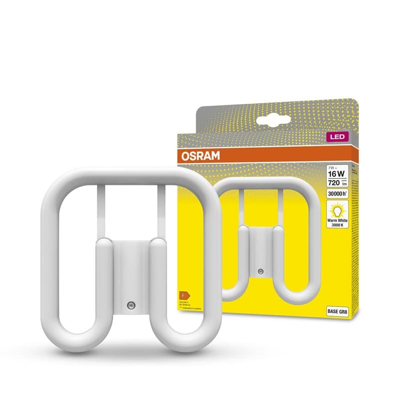 OSRAM DULUX LED SQ16 EM, GR8, 7W, 720LM, 3000K, remplacement de LED pour les lampes fluorescentes compactes conventionnelles ave