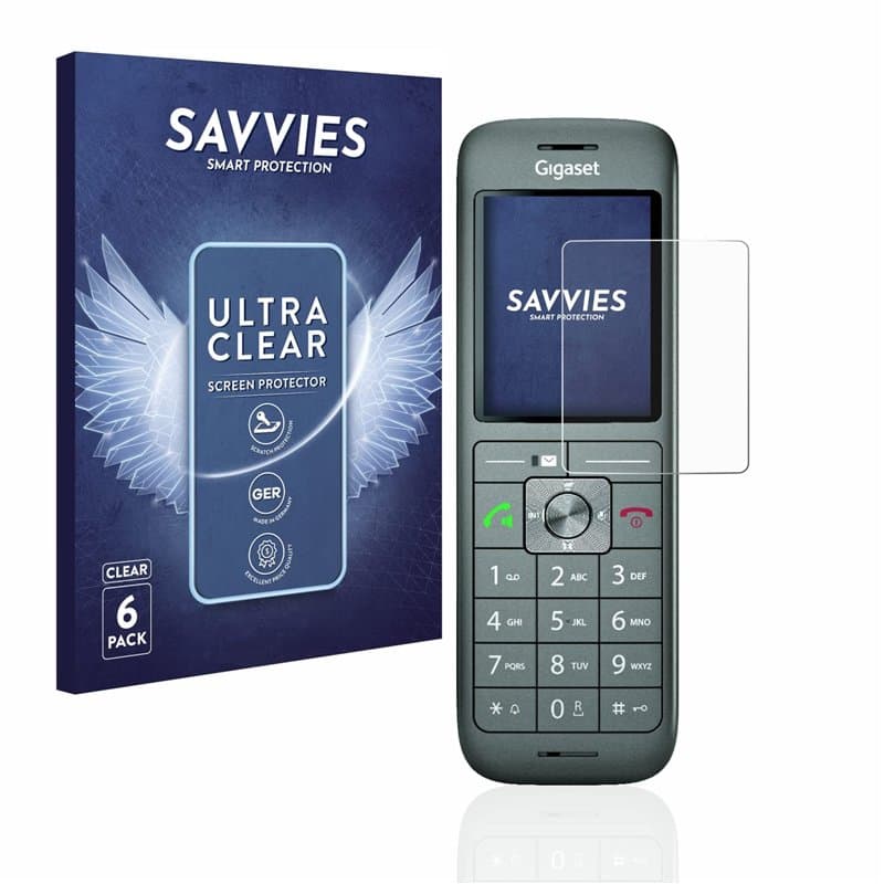 savvies Protection Ecran pour Gigaset CL660HX (6 Pièces) - Film Protection Ultra Clair