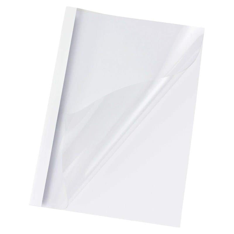 VEPATIM Lot de 10 chemises de reliure thermique A4 15 mm pour 150 feuilles blanches