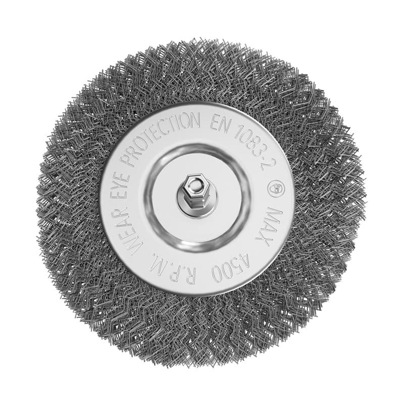 Parkside Brosse à joints en métal avec poils métalliques | Brosse de rechange en métal pour enlever les lichens et la mousse | p