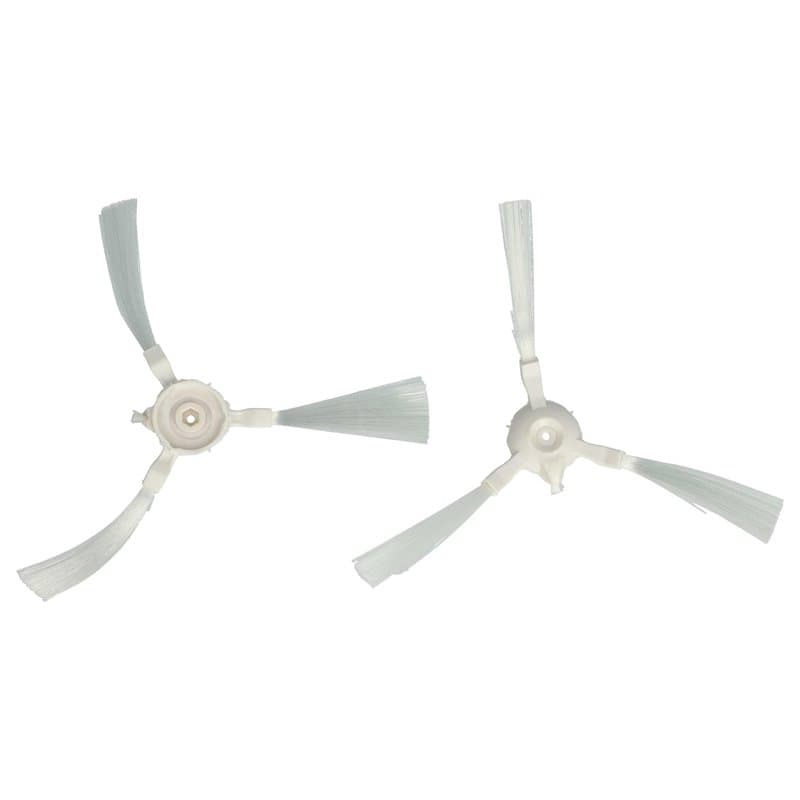vhbw 2x Brosse latérale compatible avec Rowenta X-plorer série 45 RR8227 robot aspirateur - Lot de brosses, blanc