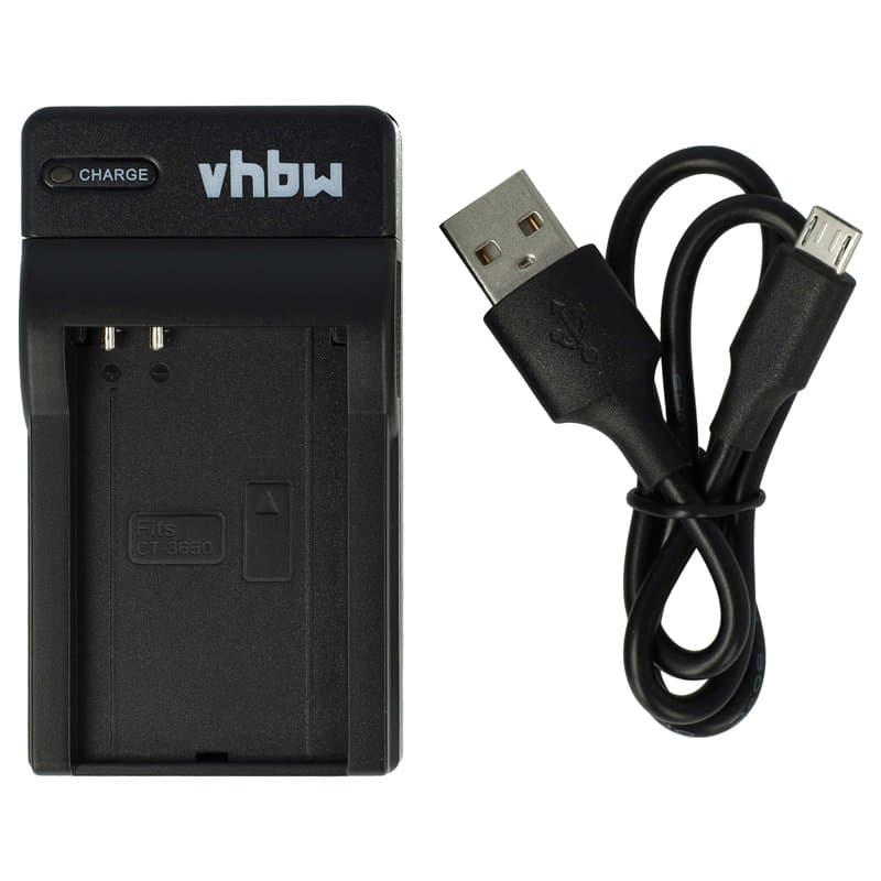 vhbw Chargeur USB de Batterie Compatible avec Nokia BL-5C, BL-5CA, BL-5CB Batterie Appareil Photo Digital, DSLR, Action cam