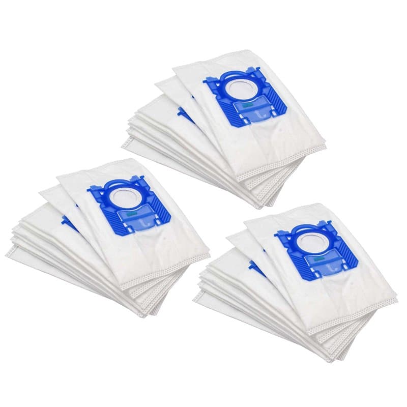 vhbw 30x Sacs compatible avec AEG/Electrolux 3, 4, 201, 205, 206, 210, 4035, 4040, 1900 Metall, 210 s-bag aspirateur - blanc