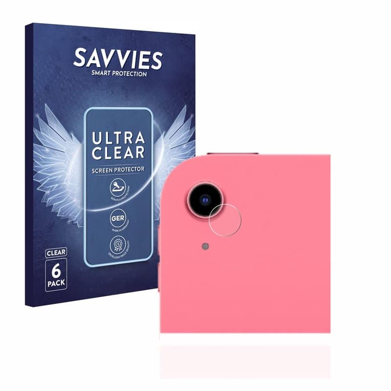 savvies Protection Ecran pour Apple iPad 10.9" WiFi 2022 (Caméra UNIQUEMENT, 10ème Gen.) (6 Pièces) - Film Protection Ultra Clai