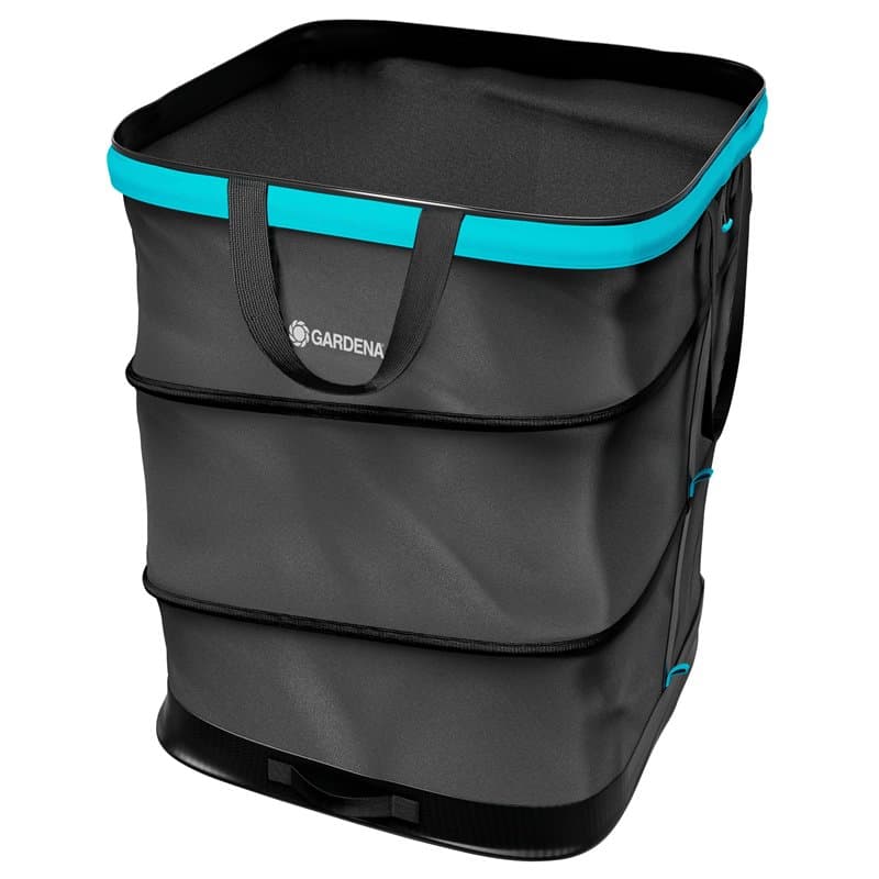 Gardena Sac à déchets de jardin PopUp taille L : sac à déchets rectangulaire, facile à utiliser et pliable, pour le jardin, capa