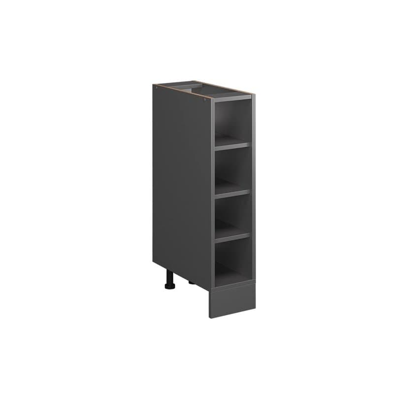 Vicco Etagère de Cuisine R-Line, Anthracite/Anthracite, 20 cm sans Plan de Travail
