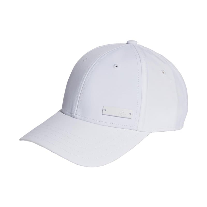adidas Mixte Metal Badge Lightweight Baseball Cap, White, S