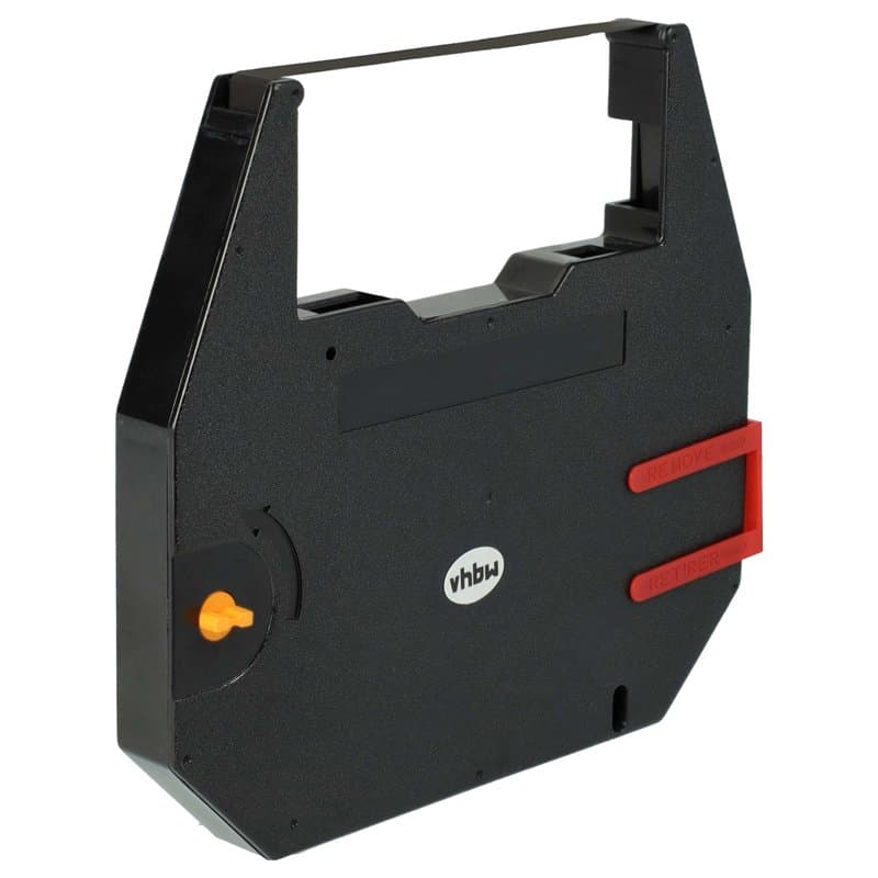 vhbw 1x Ruban encreur compatible avec Facit T 350, T 360, T 320 imprimante matricielle ou de reçus - ruban carbone, noir