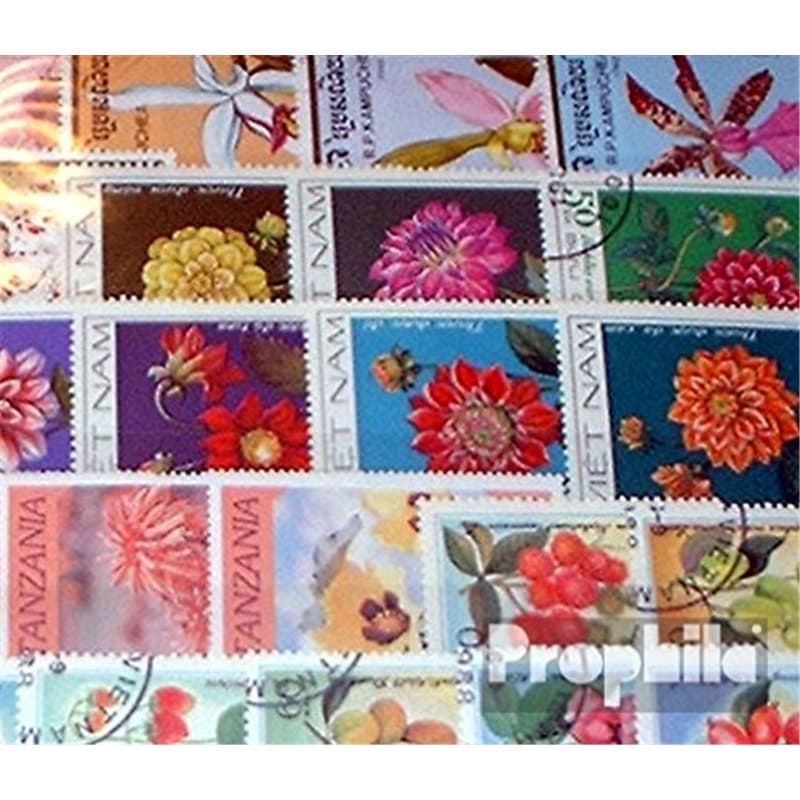 Motives 150 différents Fleurs et Plantes Timbres (Timbres pour Les collectionneurs) Plante