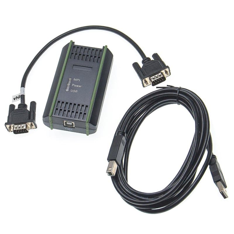 vhbw Câble USB de programmation PLC, MPI compatible avec Siemens Simatic S7-300 PLC, S7-400 PLC radio - Adaptateur pour interfac