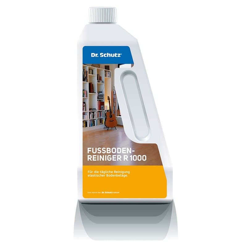Dr. Schutz Nettoyeur de sol R 1000 750 ml | Nettoyage sans traces pour PVC, CV, linoléum, caoutchouc, pierre, sol design et parq