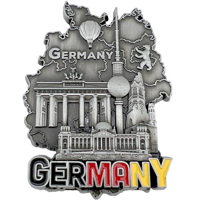 United1871 Aimant souvenir de l'Allemagne, souvenir de Berlin, aimant souvenir en métal