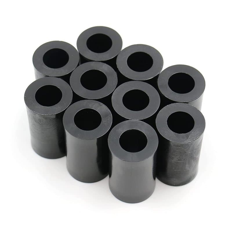 Design61 Lot de 10 entretoises rondes en polyéthylène haute densité 23 mm x Ø 15/8,2 mm M8