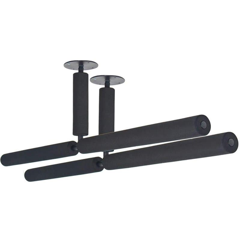 4boarder Support de Plafond Double-Sup - Support Mural pour Sup - Planche de Surf - Longboard - Ondulation - Noir