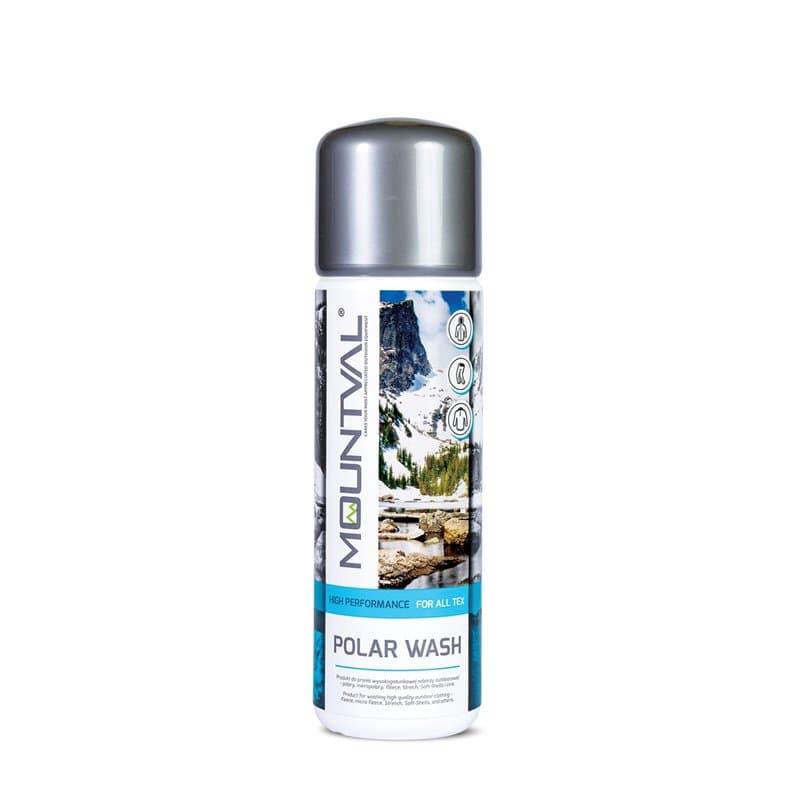 Mountval Nettoyage Polaire, Produit pour Vêtements en Polaire, Fibres Velours et Softshell, Effet Rafraîchissant et Adoucissant,