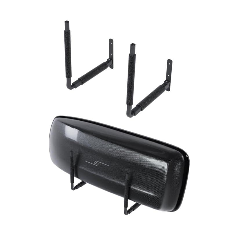 QLS BOX1 - Support pour coffre de toit, outils de jardin, boîte pour skis, matériel de sport, support de planche de surf - 57 cm