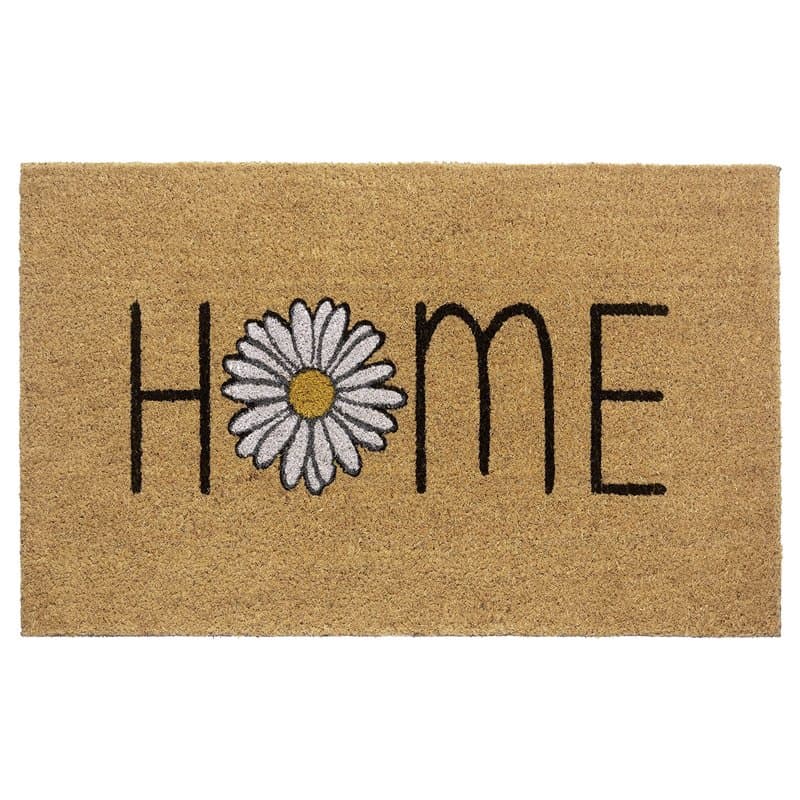 HANSE Home Paillasson en Coco pour l'intérieur - 45 x 75 cm - Antidérapant - pour l'entrée et l'extérieur Couvert - Naturel