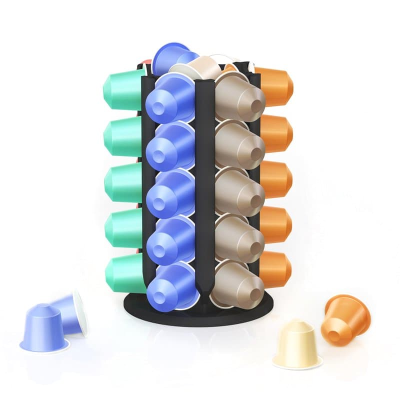 NewGround Designs Support pour Nespresso capsules (plus de 30 capsules) – Distributeur de capsules – Support de capsules, suppor