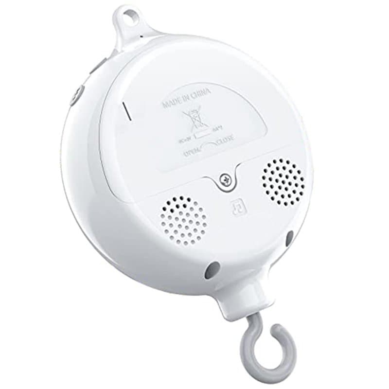 Boîte à musique mobile pour bébé avec 3 pistes sonores, 12 berceuses, arrêt de 30 minutes
