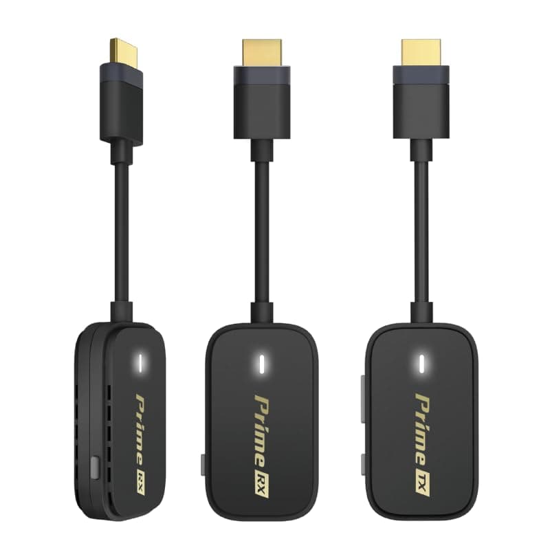 EZCast Pocket Prime HDMI sans fil – 1 émetteur et 2 récepteurs | Plug & Play, Wi-Fi 5 GHz, rallonge HDMI portable pour ordinateu