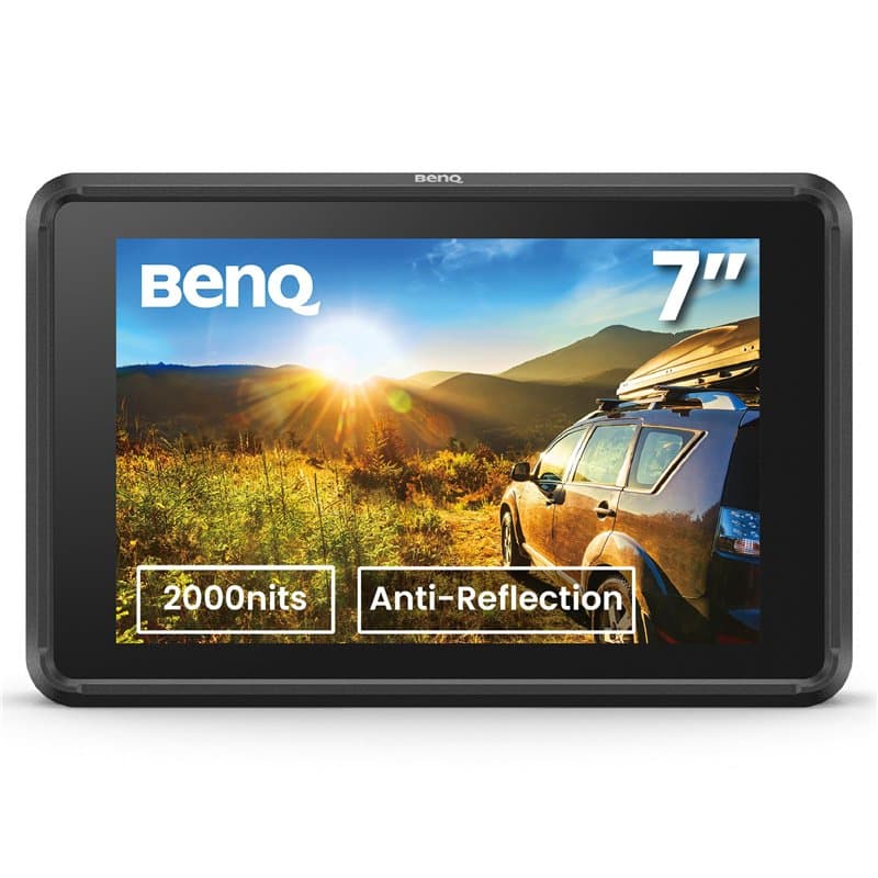 BenQ PVS7 – Moniteur caméra pour vidéastes, écran Tactile antireflet 7” 2000 nits, 1920x1200, LUT, HDMI/SDI, calibrage en Usine,