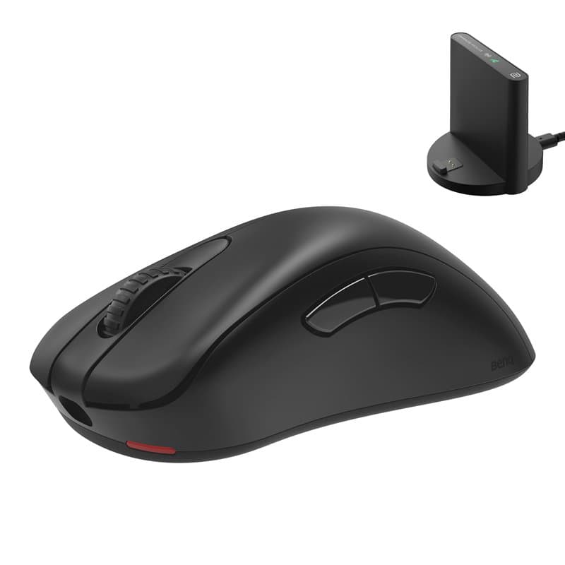 BenQ Zowie EC2-DW Souris sans Fil 4K pour l'e-Sport, Sciences du Sport, récepteur amélioré 4K, 60g, asymétrique, sans Pilote, ca