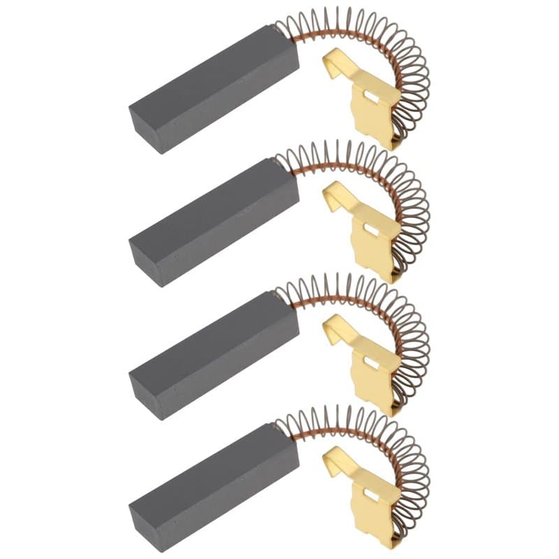 YINETTECH Lot de 4 balais de charbon moteur avec connecteur en cuivre 6,3 x 10 x 32 mm pour sèche-cheveux d'animaux