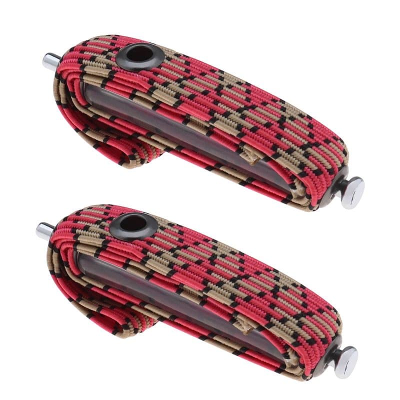 VGOL Lot de 2 capodastres élastiques réglables pour guitare folk, ukulélé, violon, instruments de musique