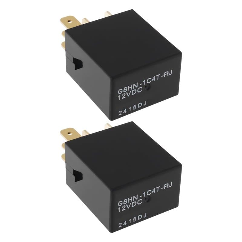 VGOL Lot de 2 Relais Moto 5 Broches G8HN-1C4T-RJ Compatible avec Omron Et Compatible avec Wuyang