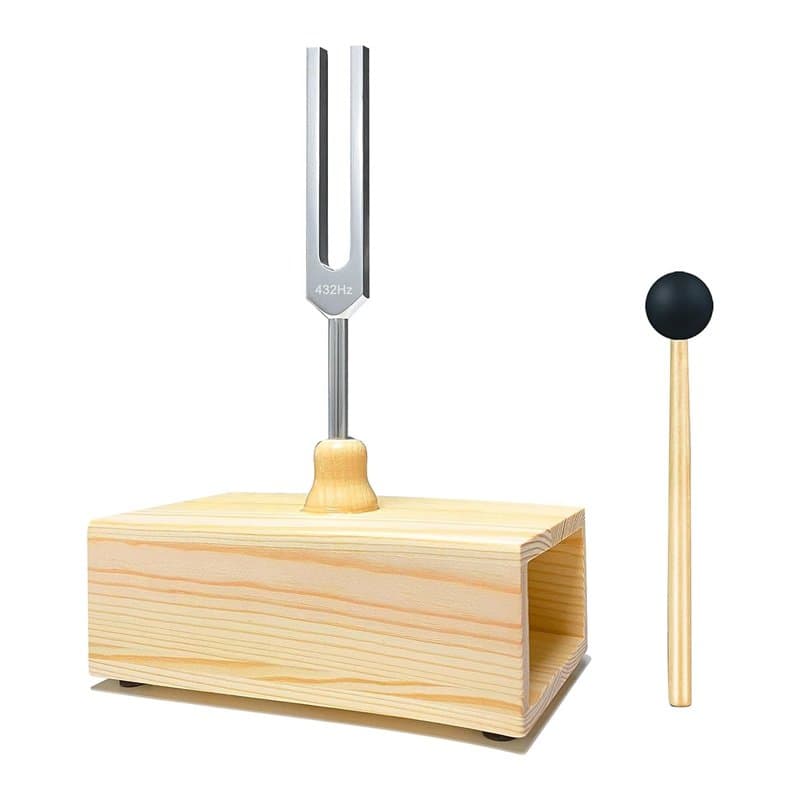 Kopinma Fourche de tuning 432 Hz - en alliage d'aluminium de haute précision pour la thérapie sonore, la réduction du stress et